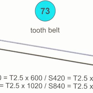 Pas napędowy nr 73 STEPCRAFT 2/600