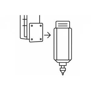Zestaw połączeniowy do silników frezarskich Spinogy bez ATC do serii Q2
